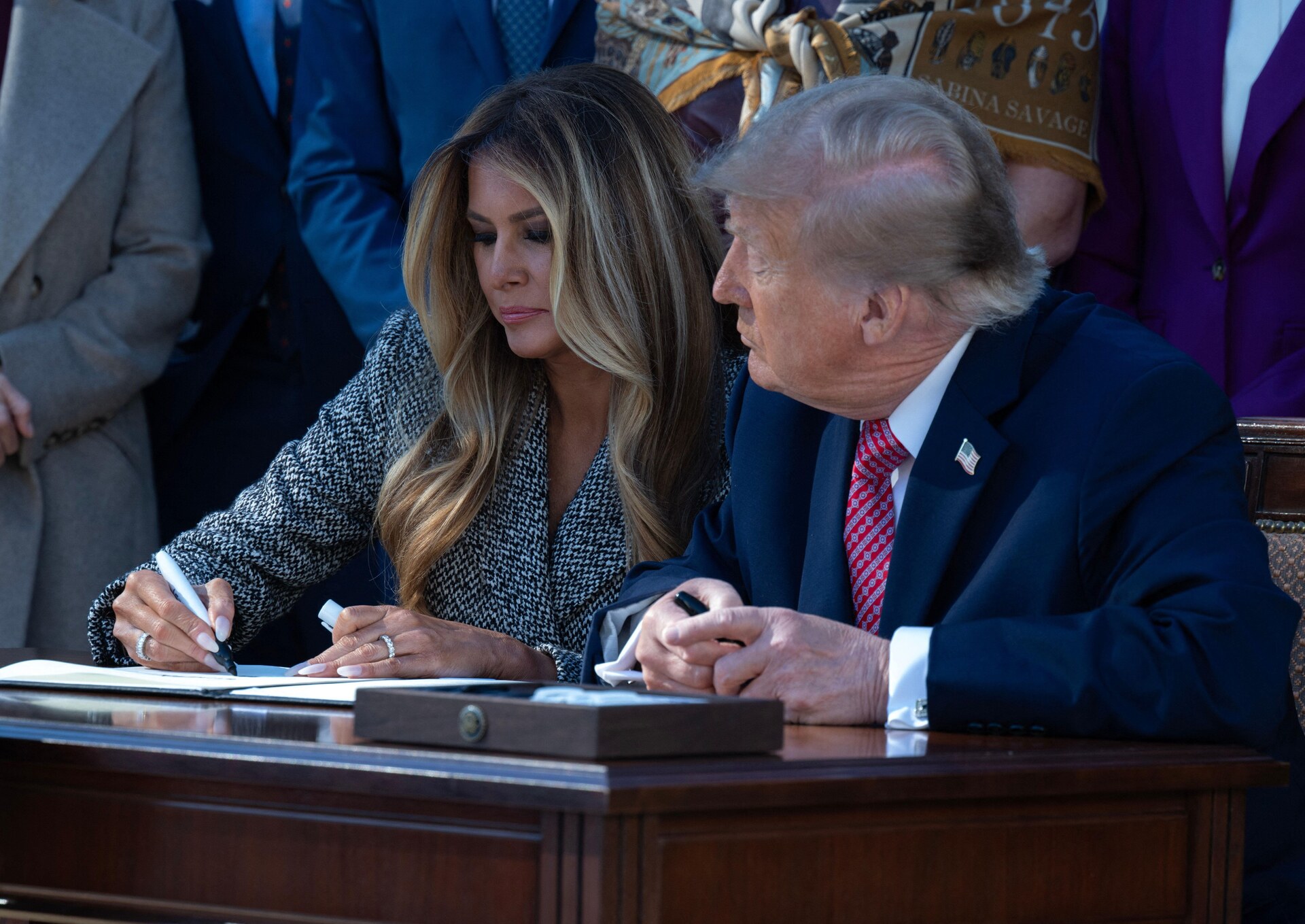 donald trump, melania trump