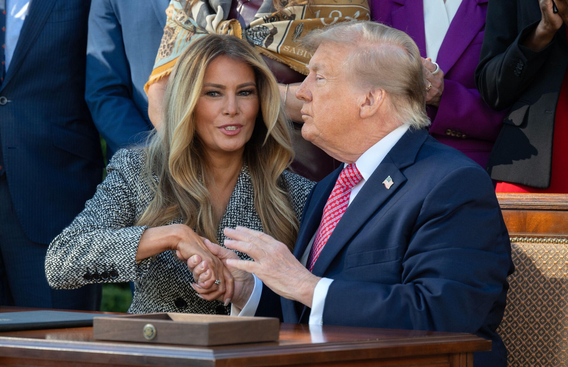 donald trump, melania trump