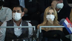 Fani Stipković i Fernando Hiero na tribinama na finalu Davis Cupa između Hrvatske i Rusije