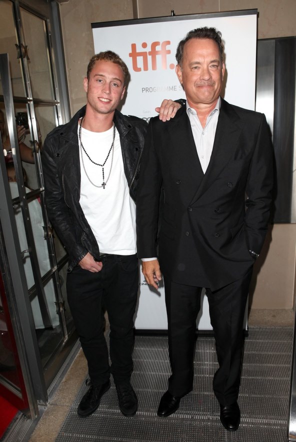 Tom Hanks sa sinom Chetom Hanksom