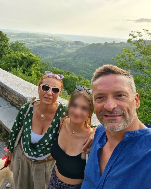 Ognjen Golubić i obitelj