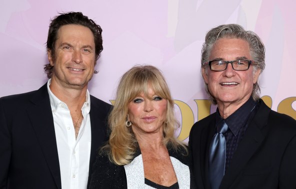 Oliver Hudson, Goldie Hawn, Kurt Russell