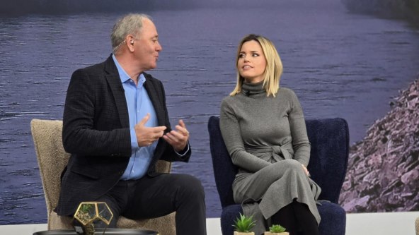 Mirko Fodor i Maja Ciglenečki su voditelji emisije 'Dobro jutro, Hrvatska'