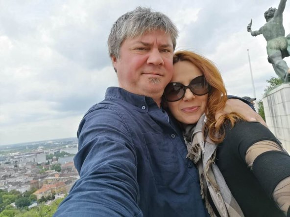 Kristijan Ugrina sa suprugom Tamarom