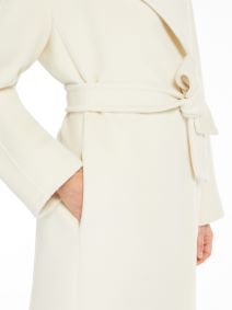Alpaca, wool and cashmere wrap coat/ Max Mara/ 3175 eur