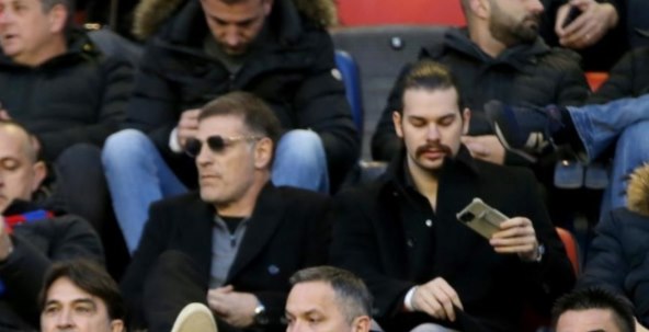 Slaven Bilić i Leo Bilić na derbiju Hajduka i Dinama