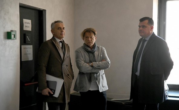 Dragana Bjelogrlić na suđenju zbog optužbi za nasilničko ponašanje prema kolegi Predragu Antonijeviću