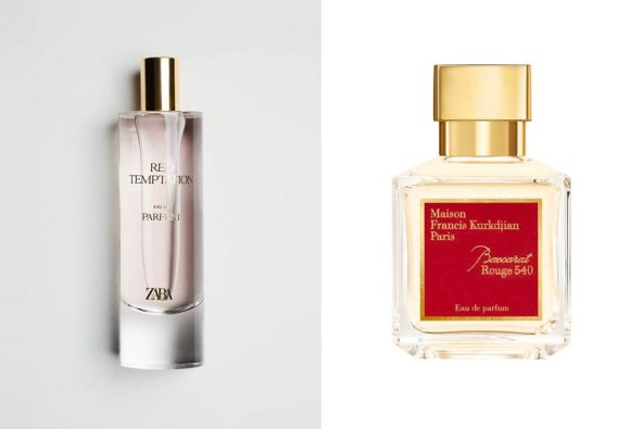 Zara Red Temptation miriši kao Maison Francis Kurkdjian Baccarat Rouge 540