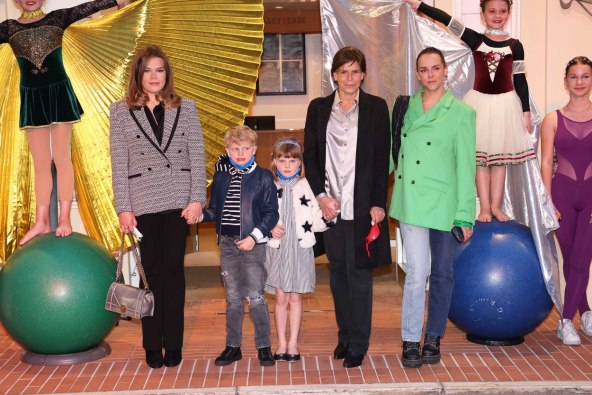 Stephanie sa svojom obitelji