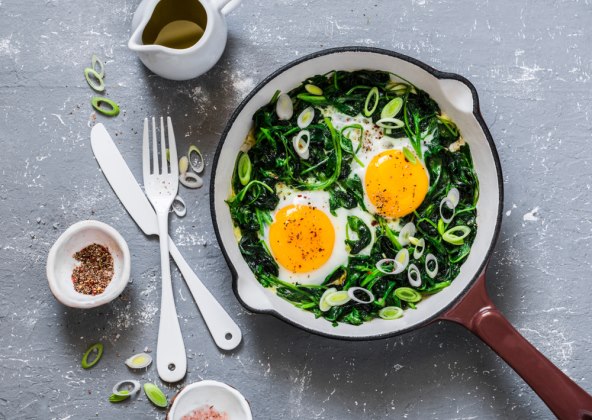 zelena shakshuka