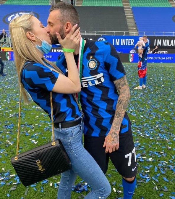 Marcelo Brozović i supruga Silvija imaju dvoje djece