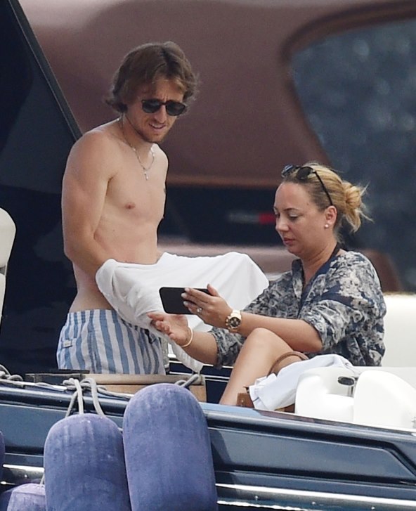 Luka Modrić i Vanja Modrić na odmoru u Italiji