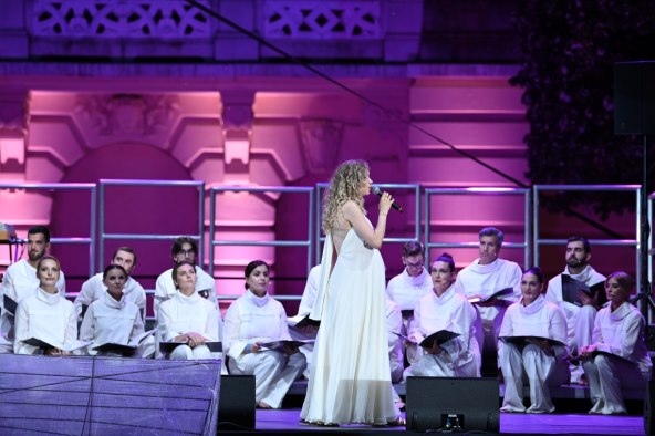 Hana Huljić na koncertu Misa Mediterana