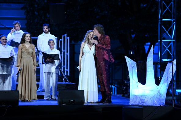 Hana Huljić i Tonči Huljić na koncertu Misa Mediterana