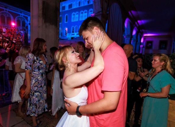 Danijela Martinović i Roko Rađa sreli su se na Splitskom festivalu