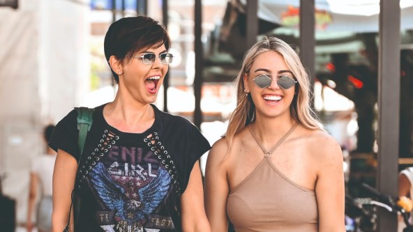 Leticija Kovač i Anica Kovač na zagrebačkoj špici