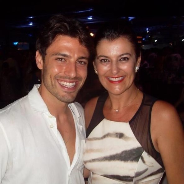 Pedro Soltz s mamom