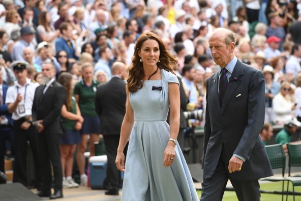 Kate Middleton je pokrovitelj All England Lawn Tennis and Croquet Cluba kojeg je mašna zaštitni znak