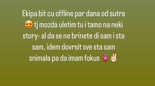 Ella Dvornik Pearce nakratko napušta društvene mreže