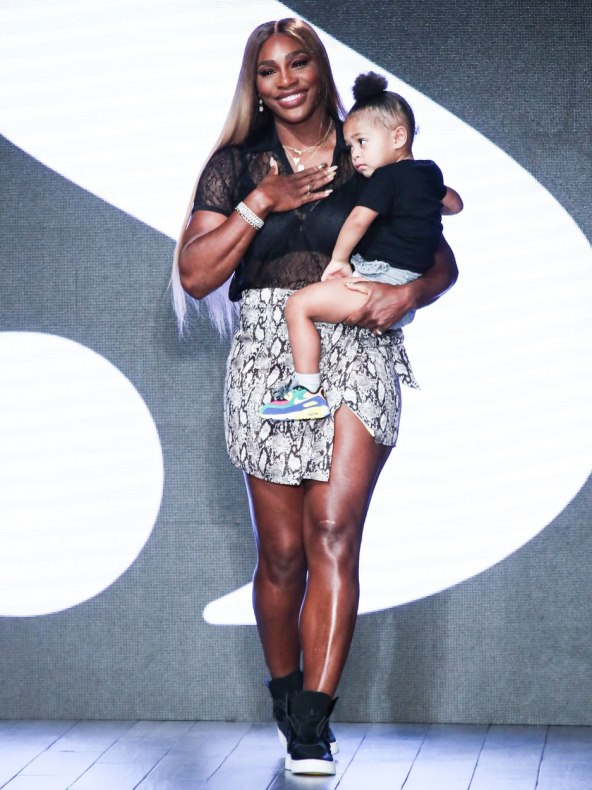 Serena Williams i kći Alexis Olympia