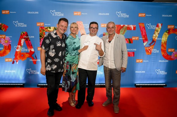 Dalibor Matanić, Lana Barić, Chef Orhan Cakiroglu, Izudin Bajović 2.JPG