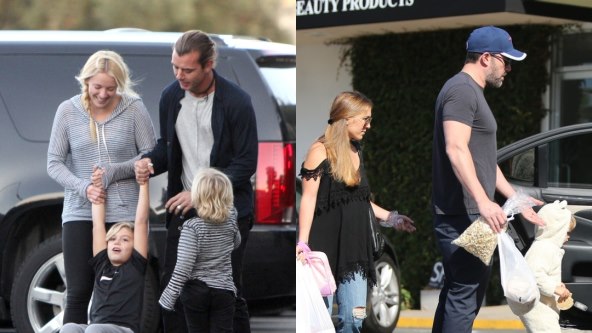 Gavin Rossdale i Mindy Mann, Ben Affleck i Christine Ouzounian