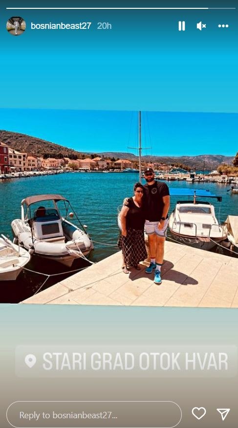 Jusuf Nurkić s majkom na Hvaru