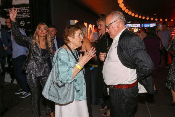 Jozefina Dragun na premijeri dokumentarnog filma Miroslav Ćiro Blažević