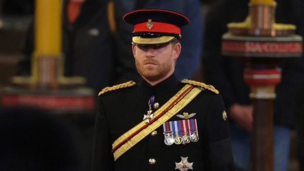 Princ Harry na bdjenju