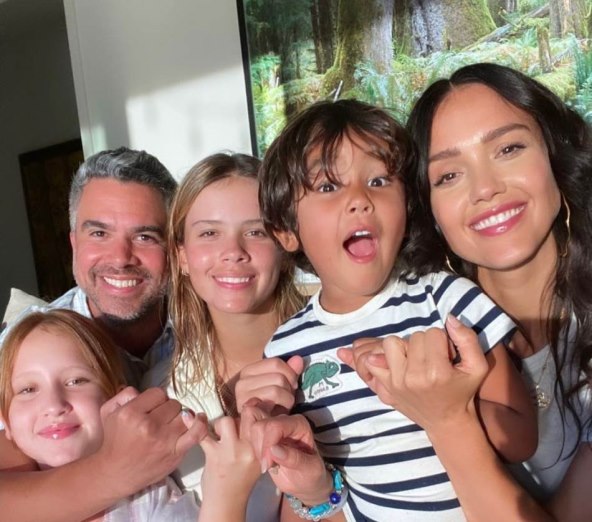 Jessica Alba i Cash Warren s djecom