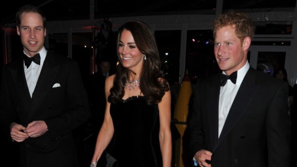 Princ Harry, Kate Middleton i princ William