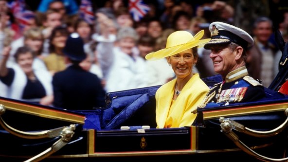 Susan Barrantes i princ Philip