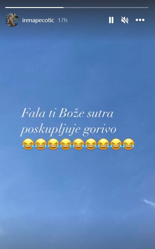 Ireni Pecotić se udvostručio broj pratitelja na Instagramu
