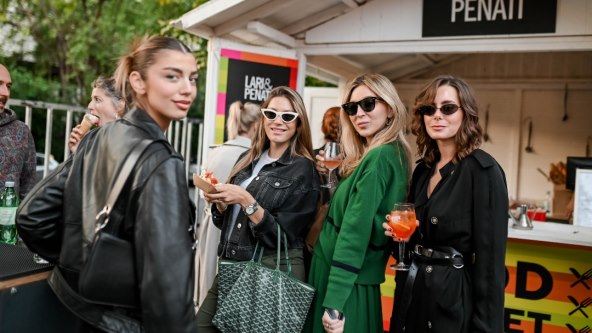 Mia Matić, Nika Matić, Nika Turković, Rita Rumora na Food Marketu