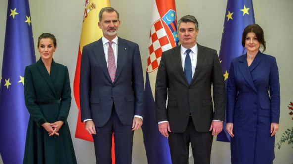 Kraljica Letizia u elegantnoj zelenoj haljini