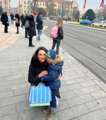 Marijana Mikulić sa sinom Jakovom