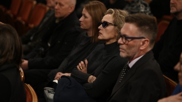 Ivana Vrdoljak Vanna i Andrija Vrdoljak na komemoraciji za Massima Savića