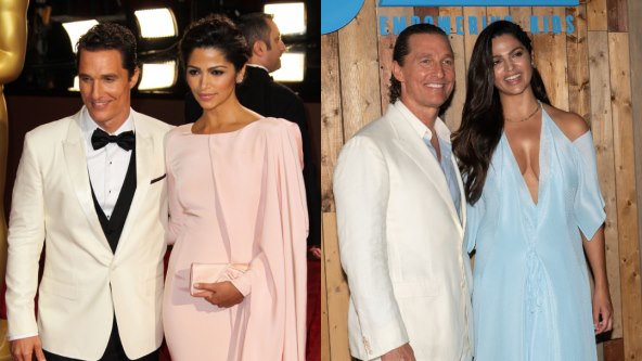 Matthew McConaughey i Camila Alves nekad i sad