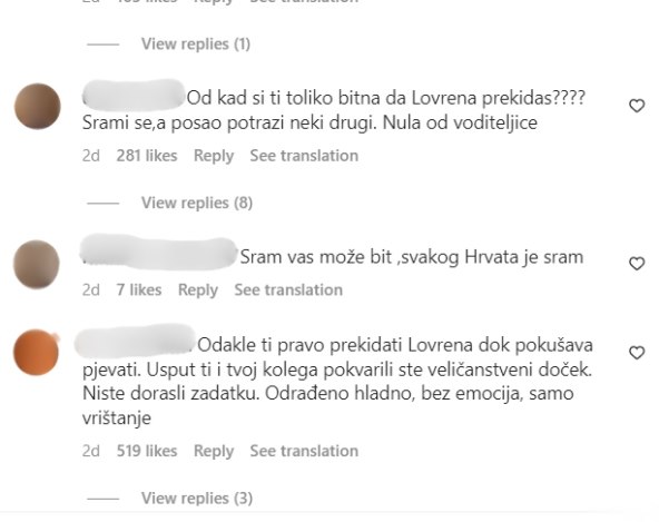 Obožavatelji Dejana Lovrena vrijeđali Ivu Šulentić