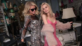 Andreja Pejić i Paris Hilton