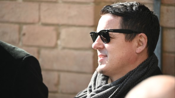 Goran Vlaović na Ćirinom sprovodu