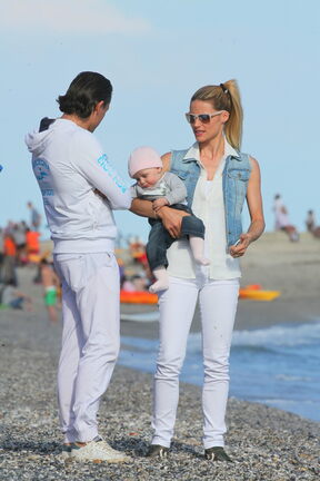 Michelle Hunziker i Tomaso Trussardi