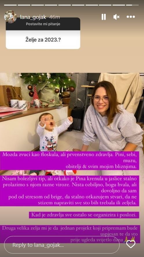 Lana Gojak odgovarala je na pitanja pratitelja