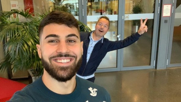 Joško Gvardiol i Robert Knjaz