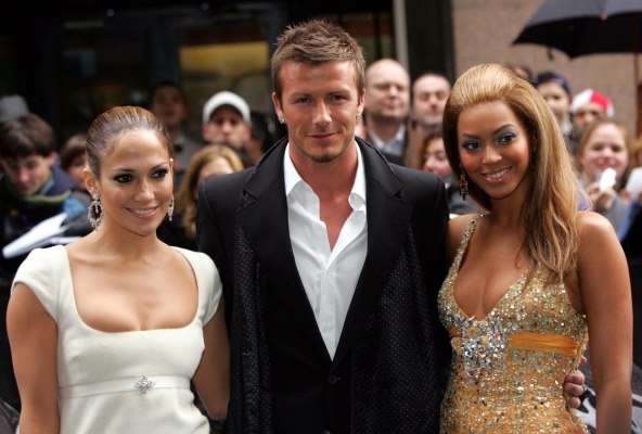 David Beckham pozirao s Jennifer Lopez i Beyonce