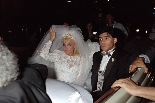 Diego Maradona i Claudia Villafañe.jpg