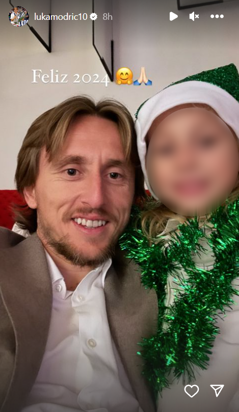 Novogodišnja cestitka Luke Modrica