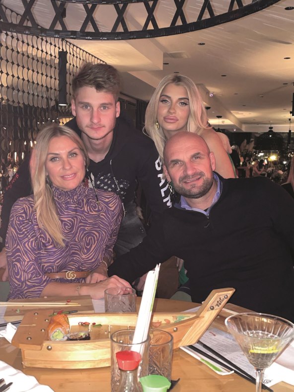 Željko Sopic sa suprugom na reviji Juraja Zigmana