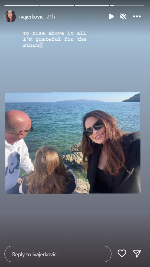 Iva Jerković i Josip Antić Zefo s kćeri u Opatiji