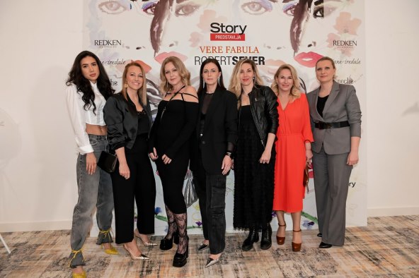 Hilton tim: Josipa Milaković, Marina Kolinski, Nives Volarević, Ivana Cvijetić, Tea Jelavić, 
Josipa Jutt Ferlan, CEO Hilton Hotela Zagreb i Ana Bogović, Hilton Hotel Manager